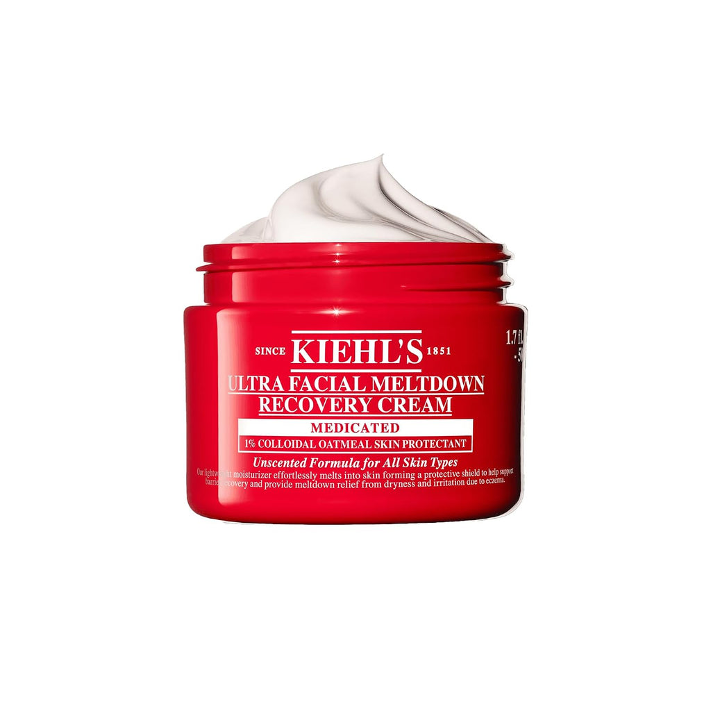 Kiehl'S Ultra Facial Recovery Barrier Cream, Lightweight Moisturizing Face Cream, Provides Moisture Boost, Lotion Repairs And Restores Skin Barrier, Suitable For Dry And Sensitive Skin