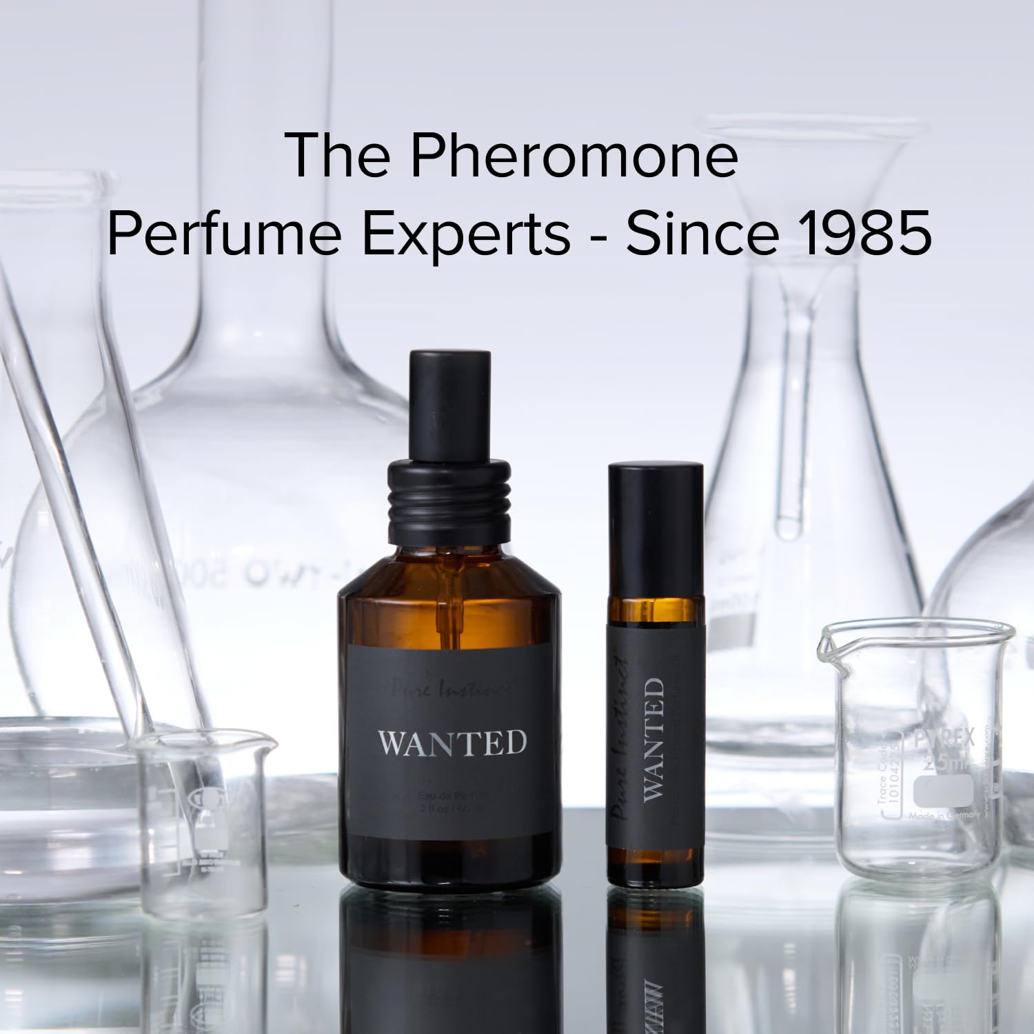 Pure Instinct WANTED The Original Pheromone Infused Essential Oil Perfume Cologne - Men's Collection - TSA Ready (Roll On Bottle 0.34 Fl. Oz./10.2mL)