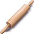Wooden Rolling Pin – Classic Beech Wood Dough Roller For Baking Pizza, Pastry, Bread, And Cookies