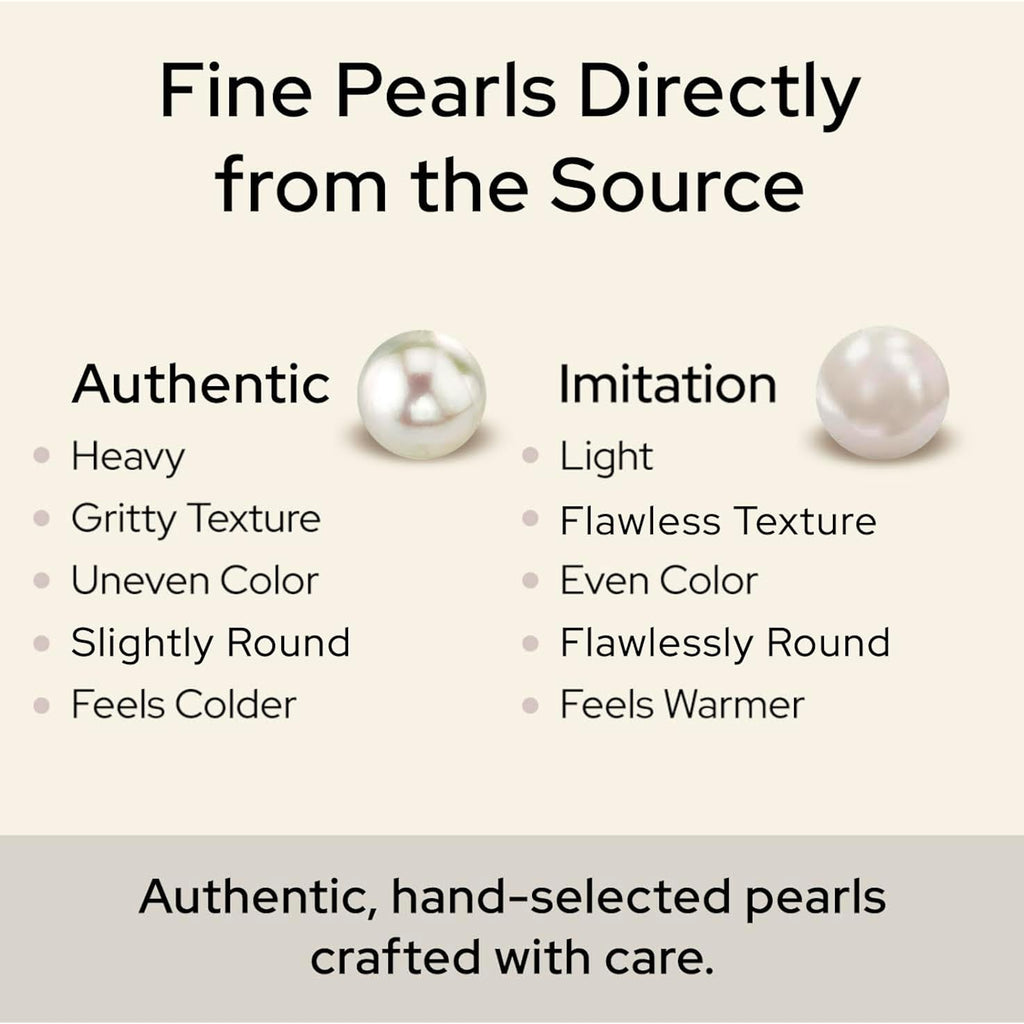The Pearl Source 9.0-9.5mm Freshwater Pearl Pendant Necklace for Women - Cultured Pearl Necklace with Infinity Design | 14K Gold Plated 925 Sterling Silver Necklace with 16"-20" Adjustable Chain