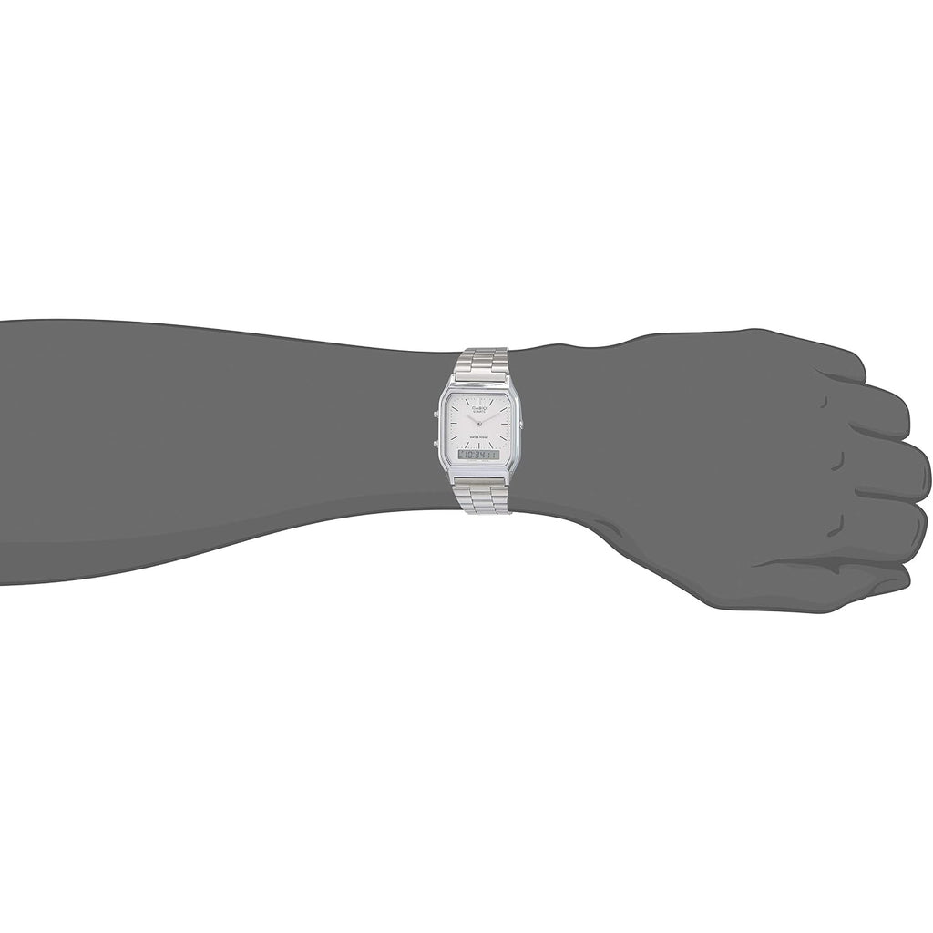 Casio - Mens Watch - Aq230A7D, Silver, Core