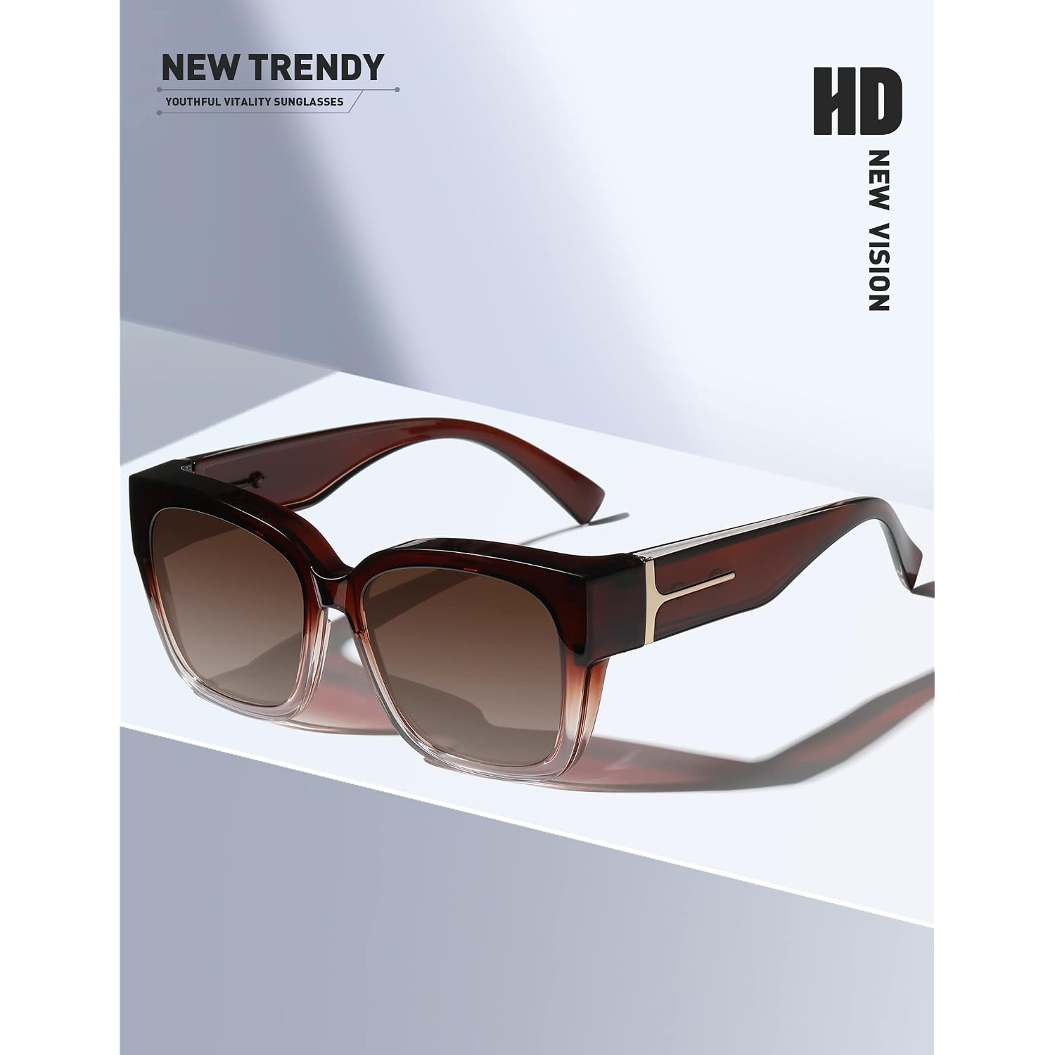 Meetsun Oversized Fit Over Glasses Sunglasses For Women Men Large Trendy Polarized Sunglasses For Driving Uv Protection