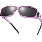 Polarized Sunglasses Fit Over Glasses For Men Women, Wraparound Sun Glasses Uv400 Protection For Driving Fishing