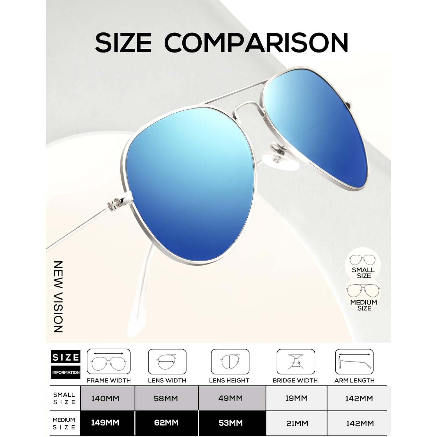 KALIYADI Classic Aviator Sunglasses for Men Women Driving Sun glasses Polarized Lens UV Blocking E (2 Pack) Blue/Pink