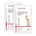 GUAN JING 72-Hour Moisture Lock Hand Mask Moisturizing Gloves with Shea Butter, 2 Pairs-Avocado Oil & Hyaluronic Acid – Deep Repair & Hydration for Dry, Cracked Hands
