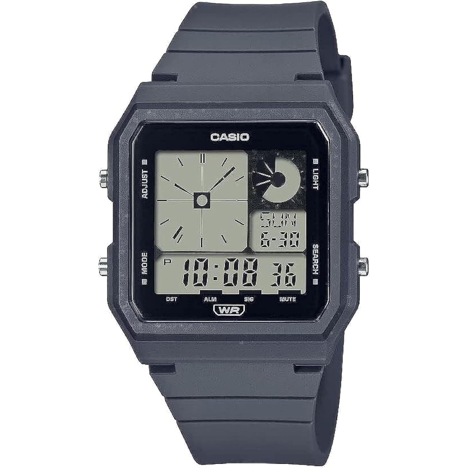 Casio Pop Bio-Based Renewable Band Led Backlight Daily Alarm Digital Watch