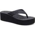 Oncai Women’S Platform Wedge Flip Flops Trendy Dressy Womans Summer Flatform Chunky Heel Sandals With Comfortable Walking Outdoor Rubber Soles (Us Size 5-11)