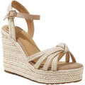 Mikarka Sandals For Women 2026: Comfortable Wedge Platform Sandals Women - Braided Espadrilles For Women Ankle Strap Open Toe Wedges Heels Beach Sandals Summer Shoes