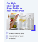 LocknLock Aqua Fridge Door Water Jug | Clear Pitcher | BPA Free Plastic Pitcher with Lid | 2 Quart Pitcher with Lid for Water, Juice, Tea & More Beverages, Clear