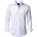 J.Ver Men'S Dress Shirts Stretch Long Sleeve Formal Shirt Solid Business Casual Button Down Shirts For Wedding Prom