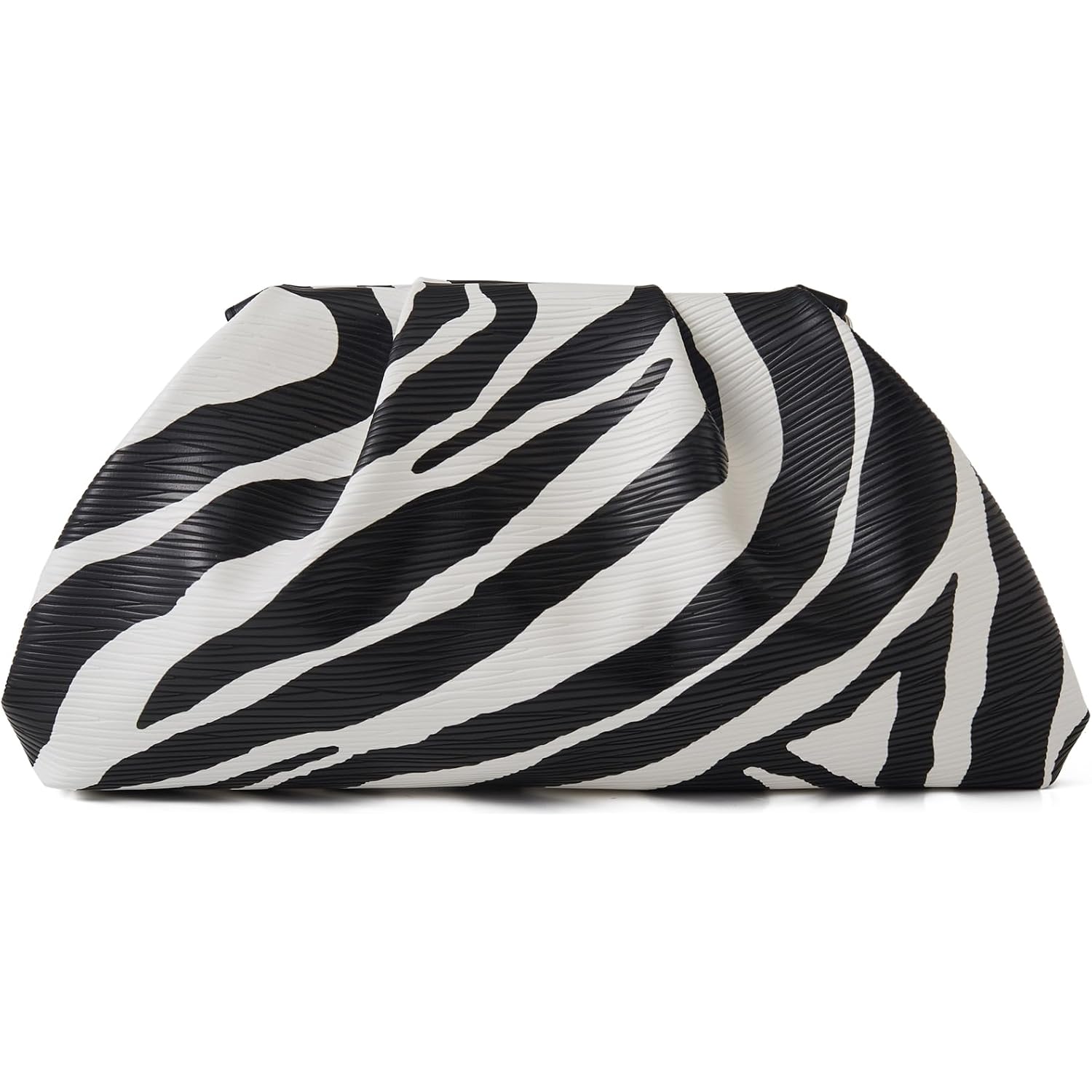 Women'S Clutch Purse,Detachable Chain Shoulder Bag, Dumpling Crossbody Bag, Cloud Evening Clutch.