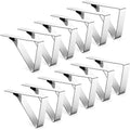 Ponure 12 Pack Tablecloth Clips - Heavy Duty Picnic Table Clips, Stainless Steel Table Cloth Cover Clamps, Table Cloth Holders Ideal for Restaurant Picnics Marquees Weddings Graduation Party