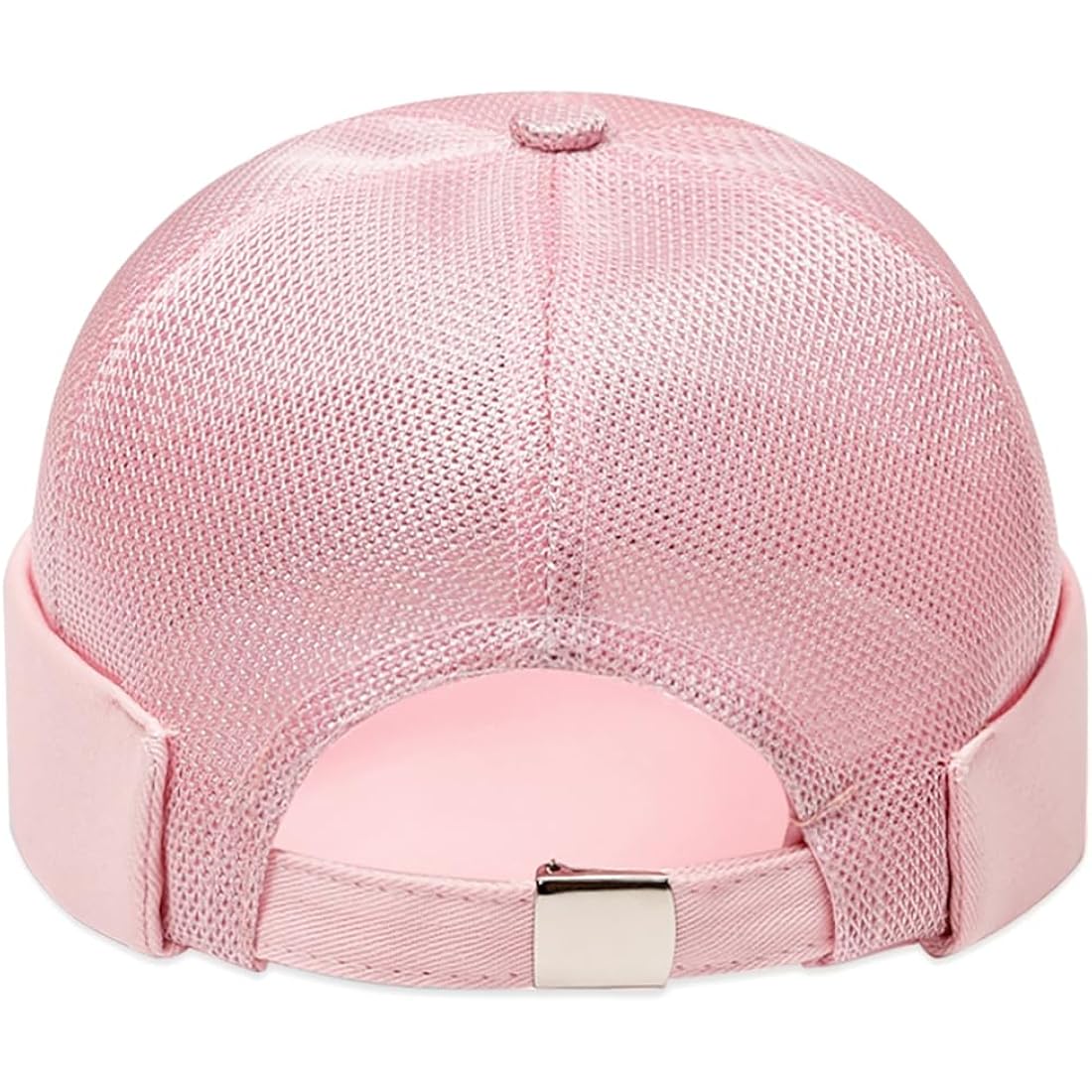 Mens Mesh Brimless Cap,Summer Skullcap Docker Beanie Hat Pink