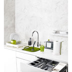 Joseph Joseph Drawerstore Compact Utensil Organizer For Kitchen Drawer Silverware, Flatware Tray, Small, Grey