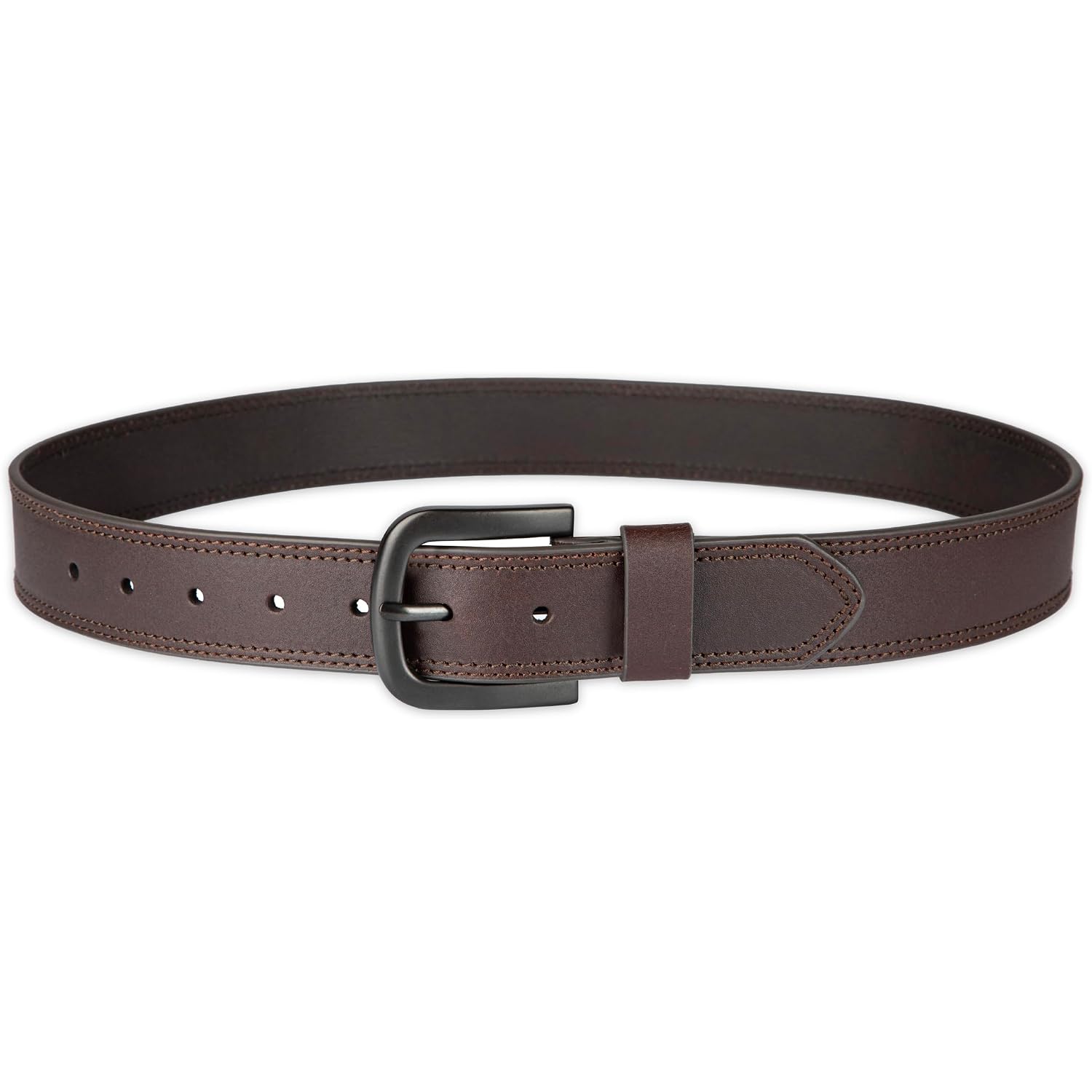 Dickies Mens Genuine Leather Belt – Durable Casual Style, Regular & Big And Tall Sizes