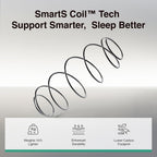 Novilla Twin Mattress, 6 Inch Twin Size Mattresses In A Box With Smarts™ Coil For Pressure Relief, Medium Plush Foam And Spring Hybrid Colchones With Certipur-Us Certified