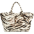 Ganni Women'S Xxl Zebra Shopper Tote