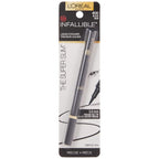 L'Oreal Paris Makeup Infallible Super Slim Long-Lasting Liquid Eyeliner, Ultra-Fine Felt Tip, Quick Drying Formula, Glides On Smoothly, Black, Pack Of 1