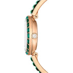 Swarovski Matrix Bangle Watch, Swiss Made, Crystal Bracelet, Silver Tone, Stainless Steel