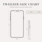 Tweezerman Exclusive Evening Blue Slant Tweezer - Hair Removal Tweezers, Stainless Steel