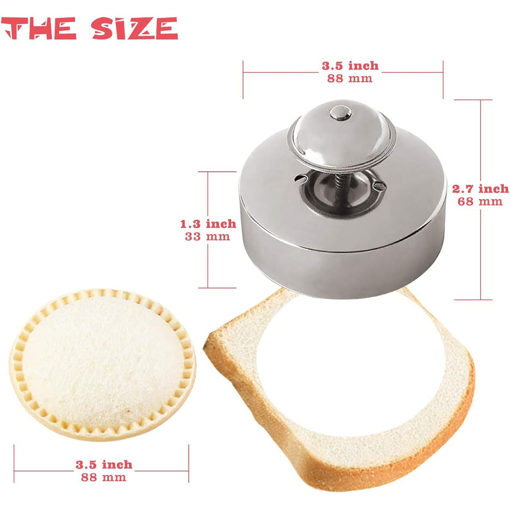 Gelbira Sandwich Cutter, Sandwich Cutter And Sealer, Sandwich Maker, Peanut Butter And Jelly Sandwiches Tool/Pbj Cutter, Sandwich Maker For Kids, For Thanksgiving/Christmas Day