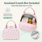 Ledaou Backpack For Girls School Bag Kids Bookbag Teen Backpack Set Daypack With Lunch Bag And Pencil Case | Kids