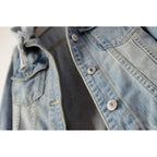 Women'S Casual Detachable Hoodie Denim Jacket