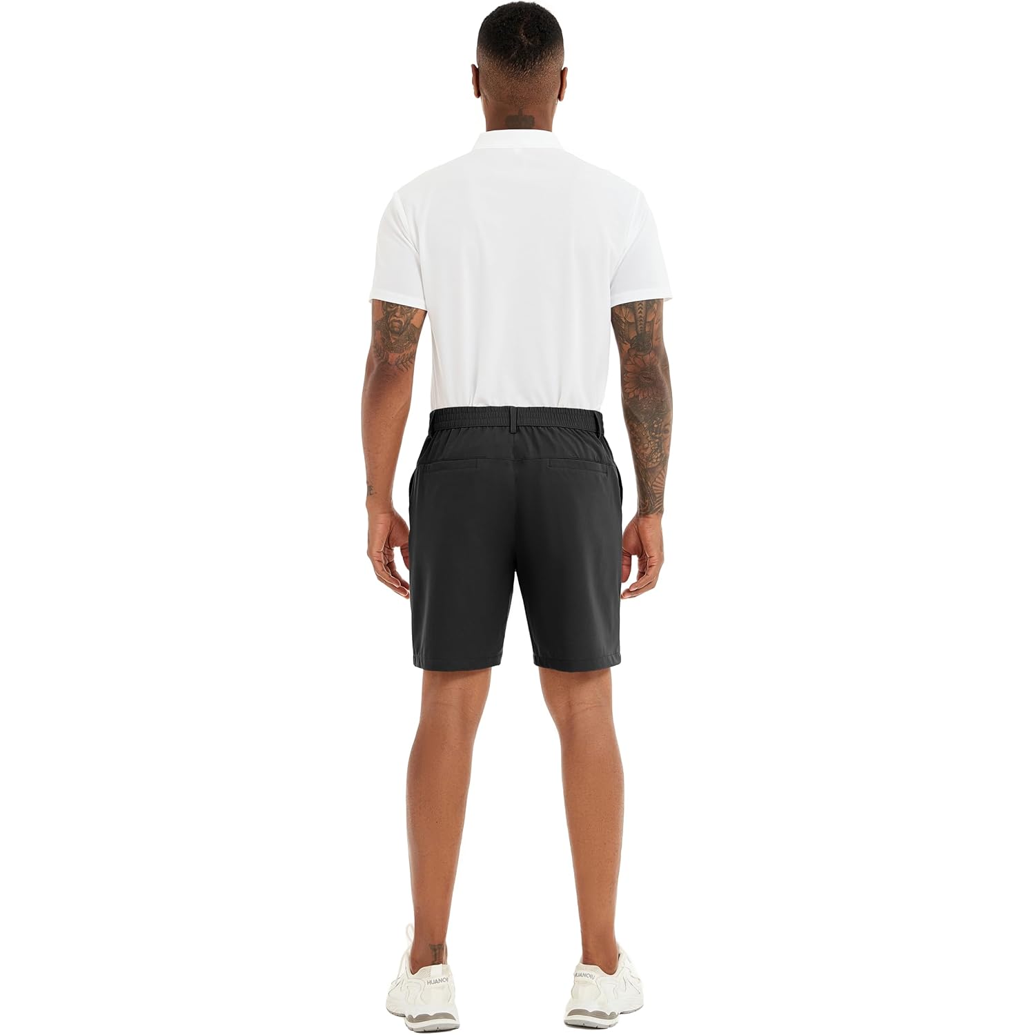 Mens Dress Golf Shorts 7 Inch Water Resistant Quick Dry 4 Pockets | Flat Front Chino Shorts,Sretch Lightweight Moisture Wicking,Classic Fit Suitable For Casual Daily,Office,Business And Work