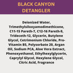 Black Canyon Pomegranate & Patchouli Scented Hair Detangler with Argan Oil, 4 Oz
