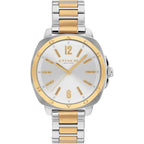 Coach Kitt Women'S 3H Quartz Watch – 34 Mm Stainless Steel Case – Link Bracelet – Stylish Fashion Accessory, Gift For Her