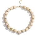 Colorful Resin Chunky Beaded Choker Necklace for Women, Summer Beach Jewelry