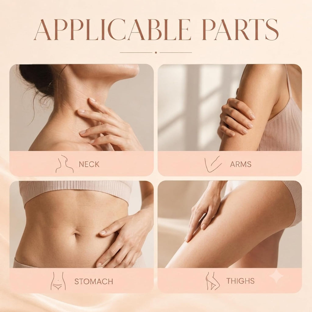 Crepe Skin Body Cream, Extra Large Size Body Skin Cream Lotion For Aging Crepe Skin With Collagen For Neck Arms Leg Deeply Moisturizer Cream, 10 Oz