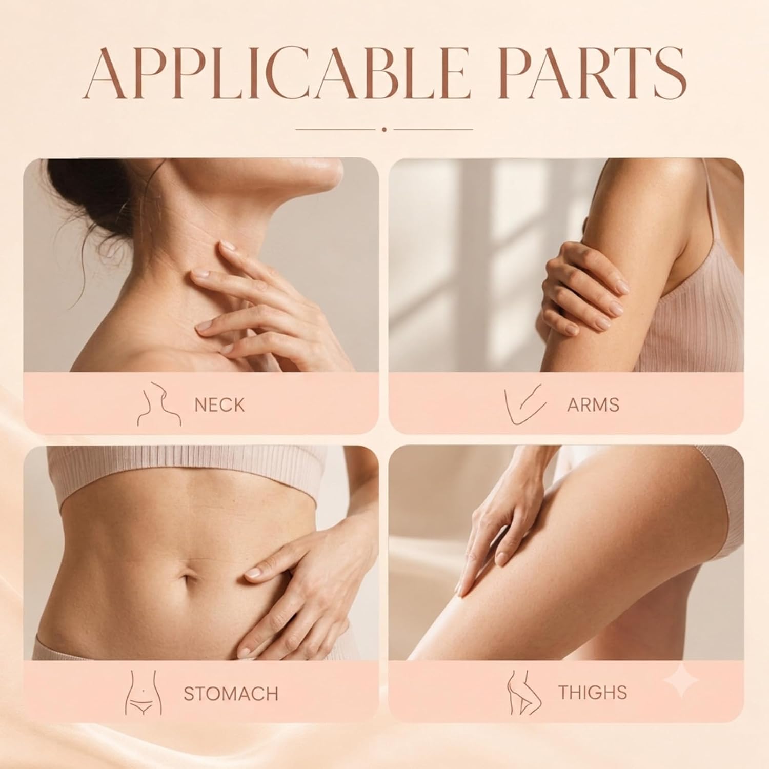 Crepe Skin Body Cream, Extra Large Size Body Skin Cream Lotion For Aging Crepe Skin With Collagen For Neck Arms Leg Deeply Moisturizer Cream, 10 Oz
