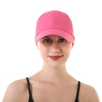 Uttpll Womens Ponytail Baseball Cap Adjustable Trucker Hats Summer Mesh Ponycap Outdoor Sports Criss Cross Caps Dad Hat