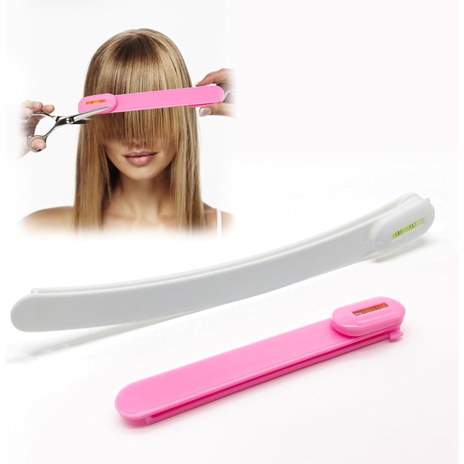 Professional Hair Cutting Kit For Women Gifts, Easy-To-Use Split Ends Hair Trimmer, Diy Home Hair Cutting Tools For Bangs, Layers, Bobs, Practical Hair Cutting Clip, Pink