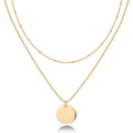 PAVOI 14K Gold Plated Layering Necklaces | Stylish Minimalist Design Pendant Necklaces | Butterfly, Heart, Lock, Evil Eye, Coin, Lightning Bolt, Circle, Cross Pendants for Women - Valentines Day Trendy Jewelry