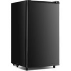 NEWBULIG Mini Fridge with Freezer 3.2 Cu.Ft Small Refrigerator for Office, Dorm, Small Fridge with Adjustable Thermostat, Energy Saving, Singel Door, Black