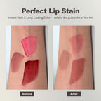 DINTO Blur-Glowy Lip Tint - Glossy Finish, Hydrating, Long Lasting, Lightweight Texture, Non-Sticky, Vegan & Cruelty-Free, K beauty (219 Ave Maria, 0.11 fl.oz)