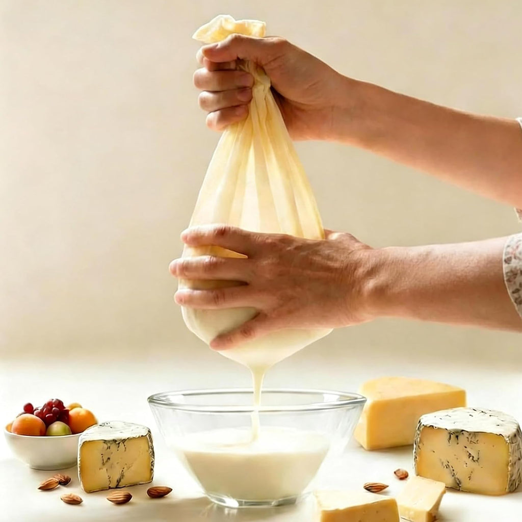 Reusable Cheesecloth,Grade 100,20X20 Inch Hemmed Cheese Cloth For Straining Craft,100% Cotton Unbleached Cloth Strainer For Cooking,Baking,Juicing,Cheese Making,Ultra Fine And Dense,Washable