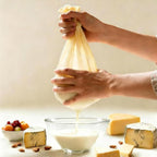 Reusable Cheesecloth,Grade 100,20X20 Inch Hemmed Cheese Cloth For Straining Craft,100% Cotton Unbleached Cloth Strainer For Cooking,Baking,Juicing,Cheese Making,Ultra Fine And Dense,Washable