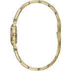 Guess Petite Silver-Tone Crystal Bracelet Watch