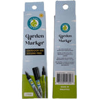 2 Pack Garden Marker Pen Permanent Markers Black (Uv Fade Resistant Marker Pens For Plant Markers Garden Markers Waterproof Pen Black Markers Outdoor Marker For Garden Plant Labels 0.8Mm)