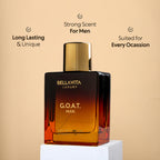Bellavita Luxury Sigma Male (Ceo Man & Goat Man) Perfume Cologne For Men 2X100Ml Combo | Gift For Father'S Day | Cologne With Lemon, Lavender, Tonka & Agarwood Perfume