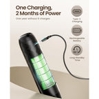 Maestri House Rechargeable Milk Frother, LunaFro Mini Handheld Electric Foam Maker Detachable Stainless Steel Whisk Drink Mixer Foamer Mini Blender for Matcha, Lattes, Cappuccino, No Stand