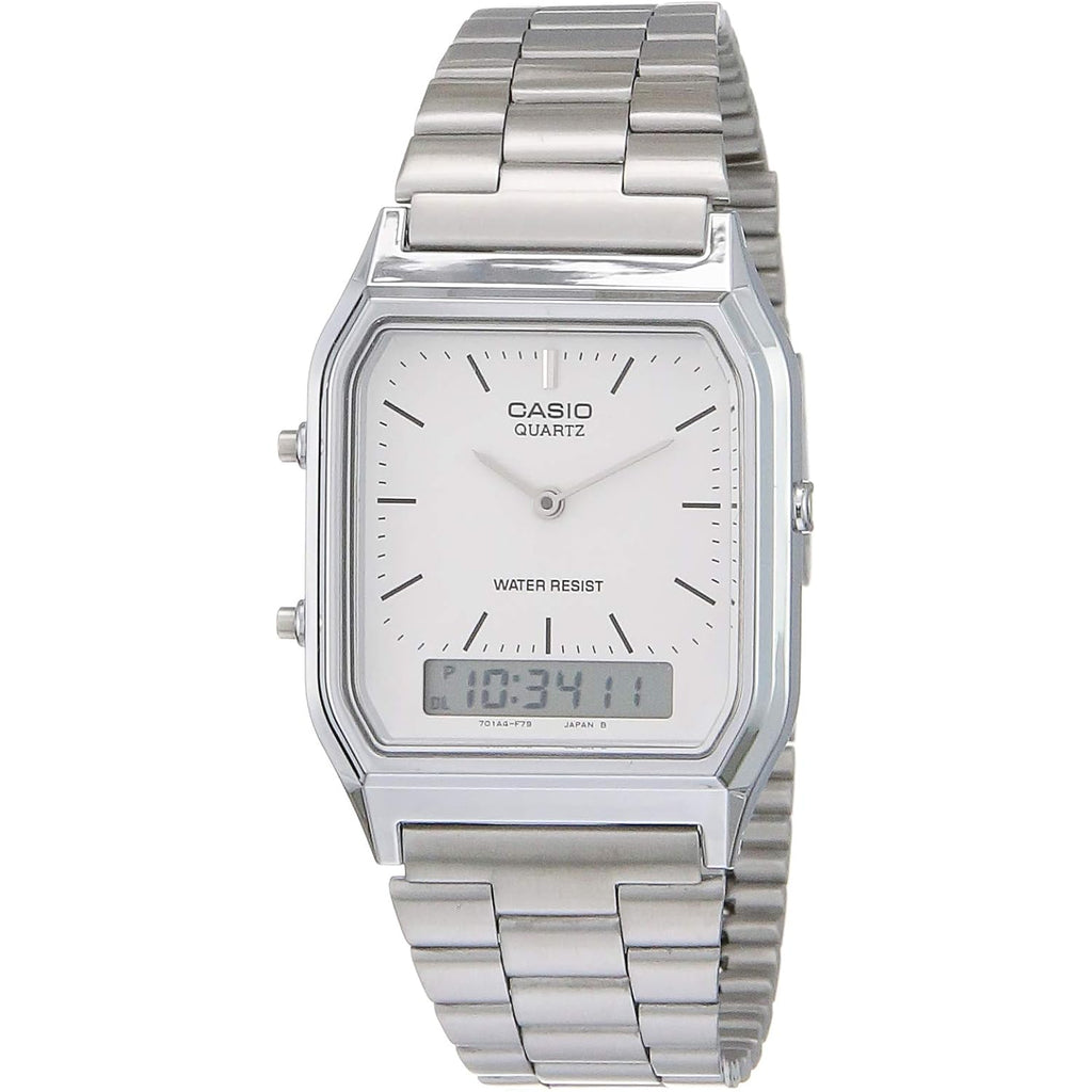 Casio - Mens Watch - Aq230A7D, Silver, Core