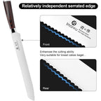 Imarku Bread Knife, German High Carbon Stainless Steel Professional Grade Bread Slicing Knife, 10-Inch Serrated Edge Cake Knife, Bread Cutter For Homemade Crusty Bread, Birthday Gift