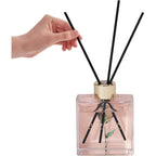 Reed Diffuser Set Of 3-3 Pack/ 3.04 Fl.Oz Diffuser With 24 Sticks Cashmere Vanilla/Sandalwood Rose/Clean Linen Reed Diffuser For Home Bathroom Office Decor