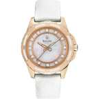 Bulova Ladies' Classic Diamond 3-Hand Quartz Stainless Steel Watch, 12 Diamonds, Mother-Of-Pearl Dial