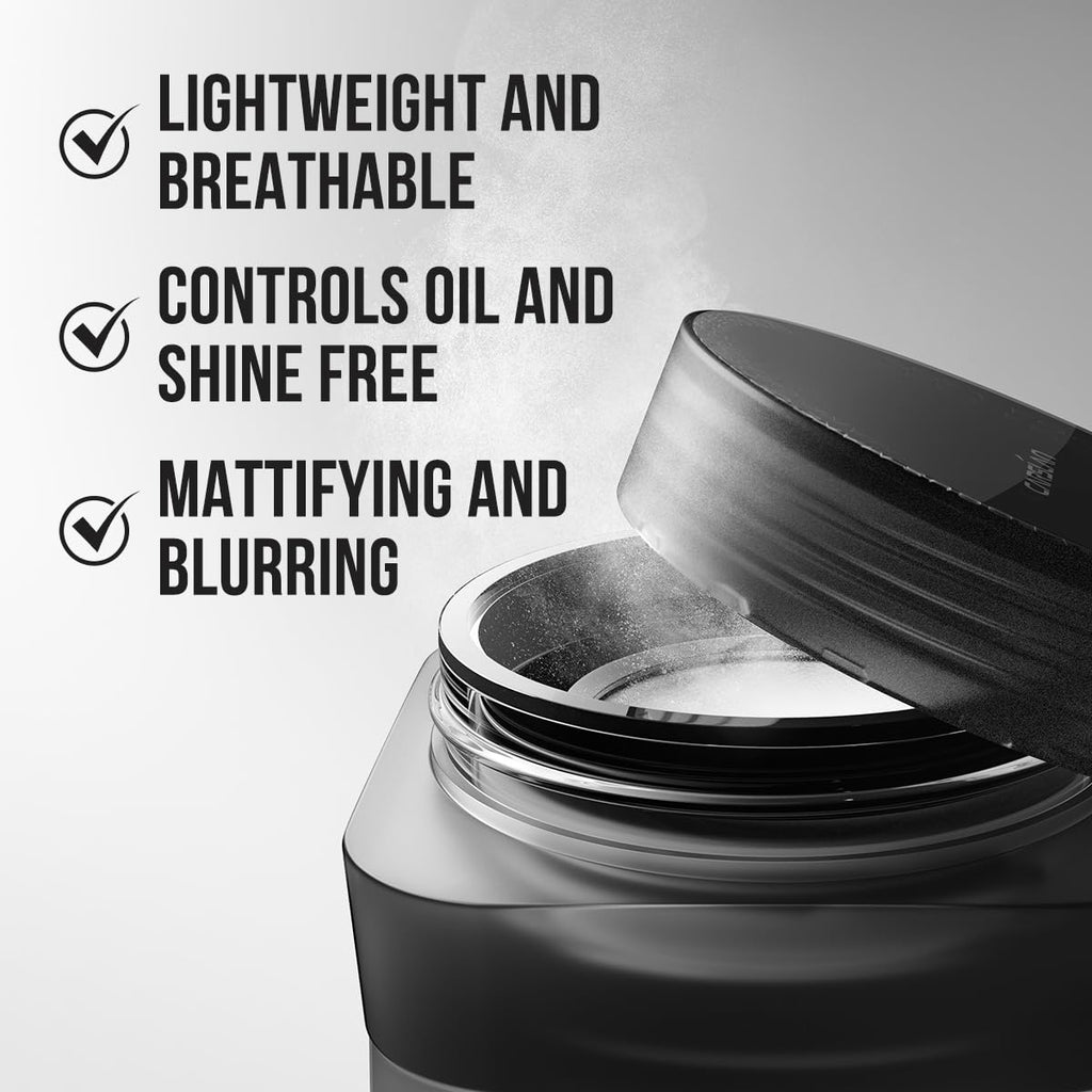 Carslan 1.0 Soft Focus Loose Setting Powder, Waterproof, Matte, Oil Control, Shine Free, Talc-Free Face Powder Makeup, 24H Longwear Finishing Powder, 02 Translucent For Oily