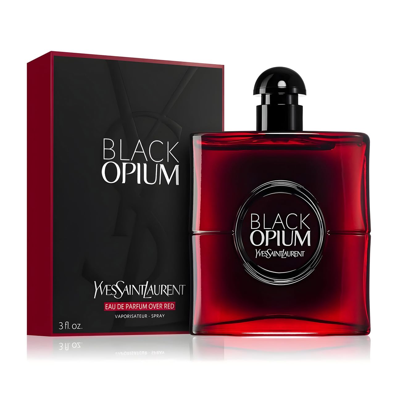 Black Opium Over Red by Yves Saint Laurent for Women - 3 oz EDP Spray